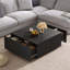 Table basse 33,25 "carrée avec 4 tiroirs-810127847