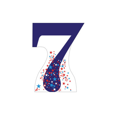 Number 36'' Cardboard Standup