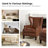 Ameliah Genuine Leather Wingback Chair-207342223