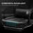 GTPLAYER Adjustable Reclining Ergonomic Faux Leather Swiveling PC & Racing Game Chair with Footrest-94758192