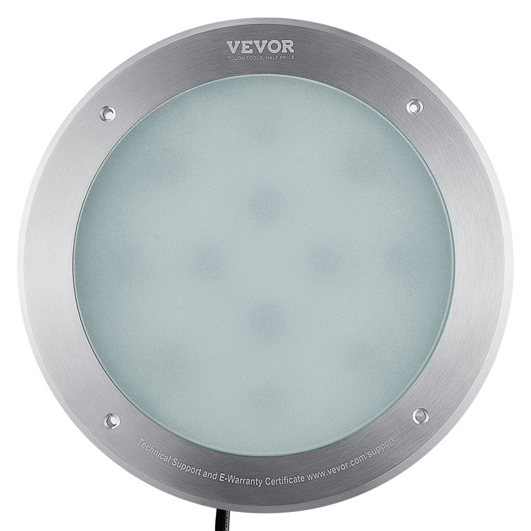 VEVOR 12V/10inch AC LED Pool Light,Fit for Large Wet Niches, IP68 Waterproof & UL Listed