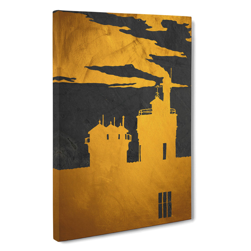 Sunset Skyline - Wrapped Canvas Print, 60cm H x 40cm W x 3cm D