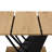 Modern Geometric Rectangular Dining Table-1283352910