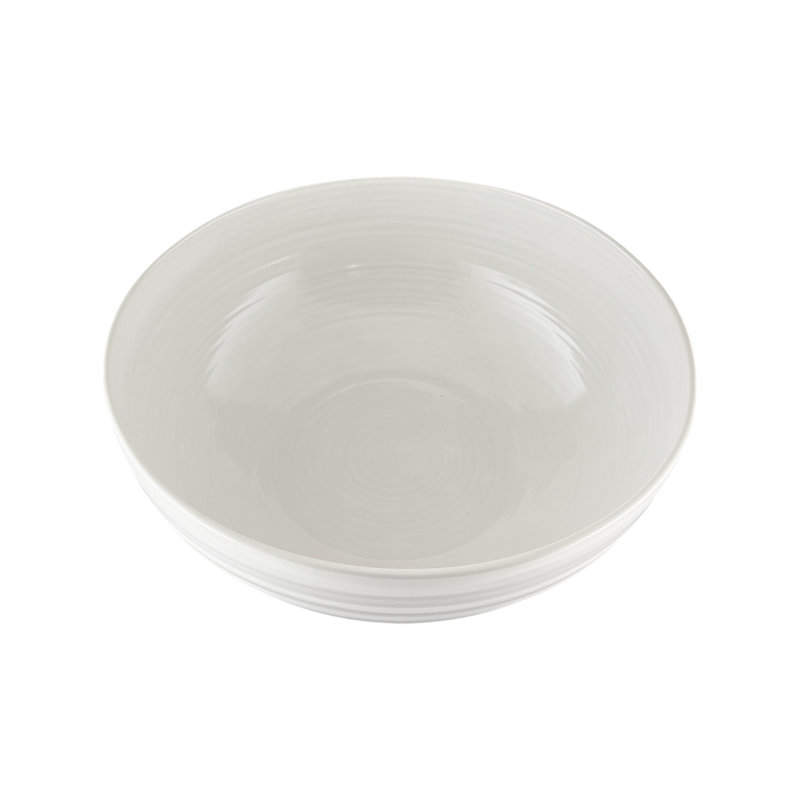 Canvas Home Lines Collection Serving Bowl, White
