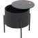 Staudt Wood and Metal Storage Side Table