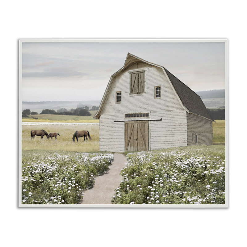 Charmant chemin de grange, estampe numérique par Amber Sterling, H 11 po x l 14 po