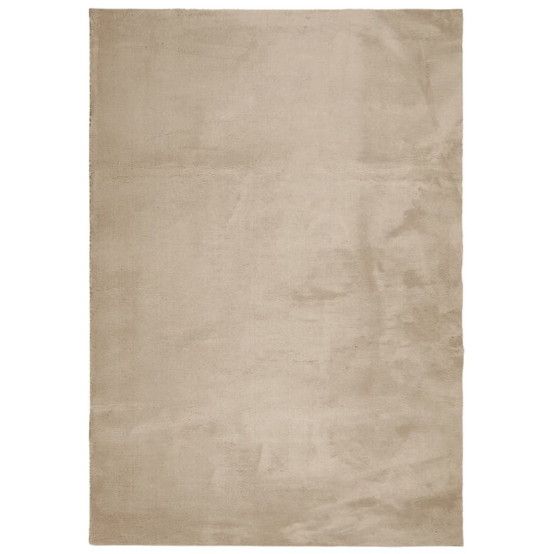 Rug "HUARTE" Short Pile Soft and Washable Sand, Rectangle 140 x 200cm