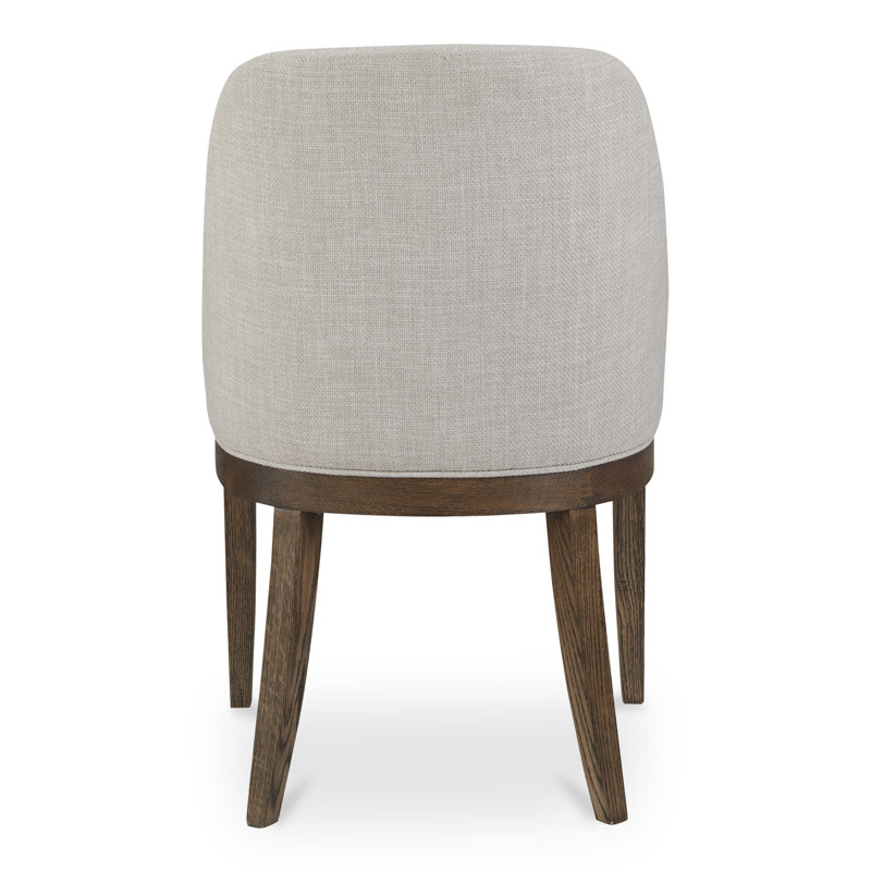 Daya Dining Chair, Light Grey Performance Basketweave