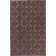 Tapis brun foncé fait main géométrique à tissage plat Varnado