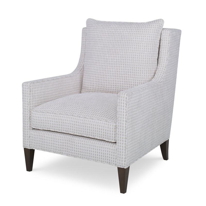 Callum Sunbrella® Boucle Armchair, Elise Harbor 100% Polyester, Espresso