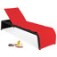Chaise longue inclinable avec coussin Luciana-1085350542