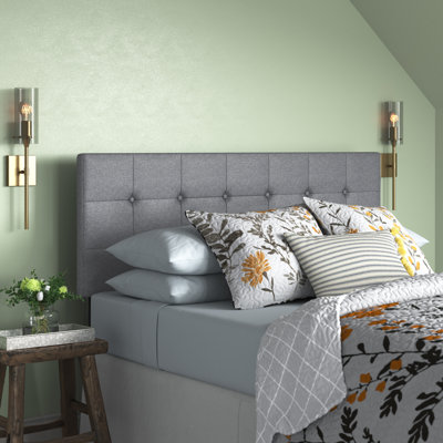 Holst Upholstered Linen Blend Panel Headboard