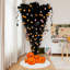 Arbre de Noël artificiel cachemire noir 7 pi avec ornements de Noël-490089563