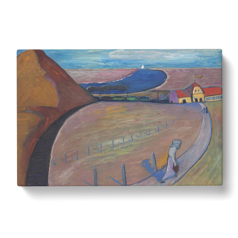 Prerow Station by Marianne Von Werefkin - Wrapped Canvas, 35cm H x 50cm W x 3cm D