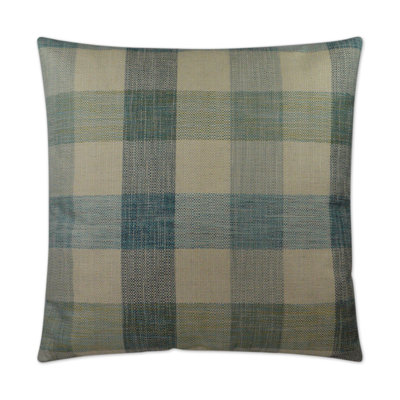 Plantation Plaid Reversible Throw Pillow