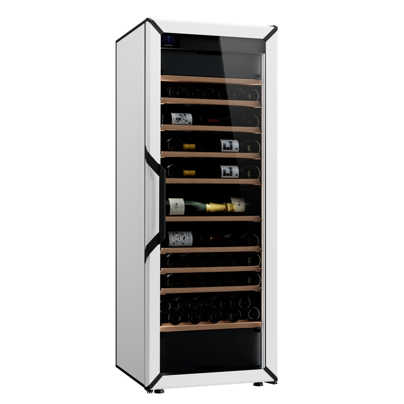 Goguette By The Eurocave Group [162+ Bottles] Freestanding Three-Zone Wine Refrigerator, White