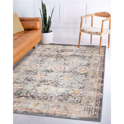 Hupper Gita Grey/Brown/Beige Area Rug