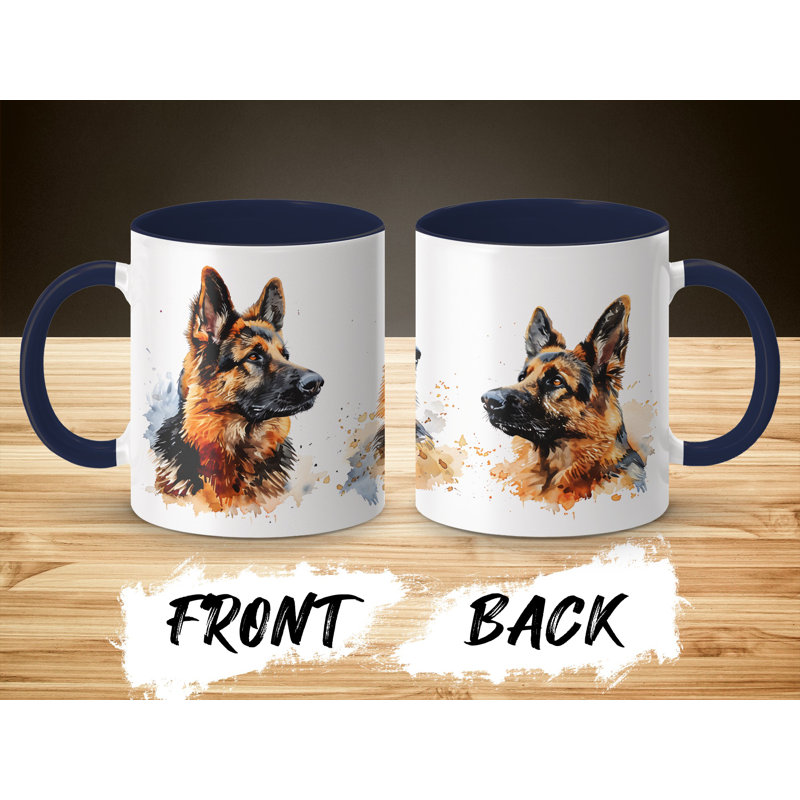 German Shorthaired Pointer Design 11oz Coffee Mug, 1, Navy
