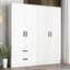 Double Wardrobe With 4 Slim Door And 2 Drawers! -105840231