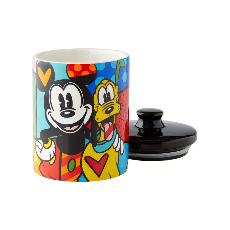 Bocal 6 po Disney par Britto MickeyMouse & Pluto