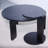 Nesting Round Wood Coffee Table Set with End Tables