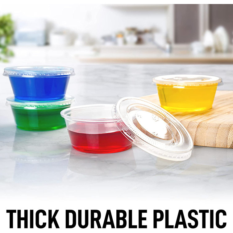 Zulay Kitchen Disposable Plastic Cups for 200 Guests