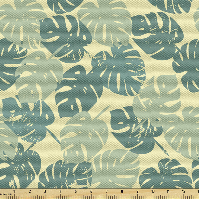 Pismo Tropical Hawaiian Leaves Fabric