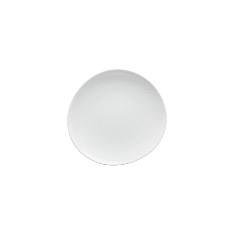 Junto Handmade Porcelain Bread And Butter Plate, White