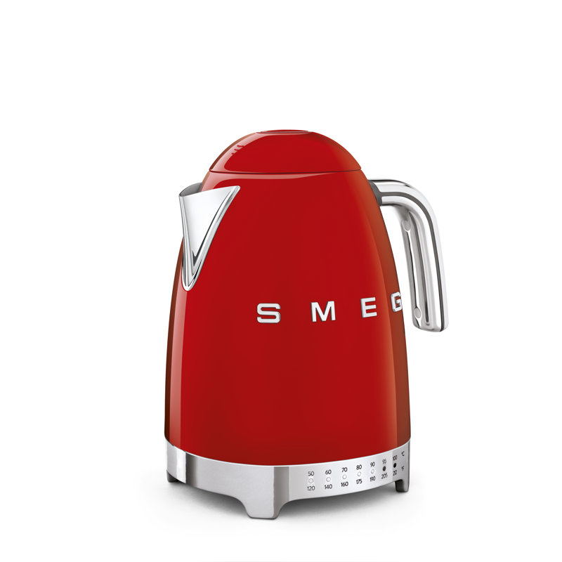 Smeg KLF04 50s Style Retro Variable Temperature Kettle, Red