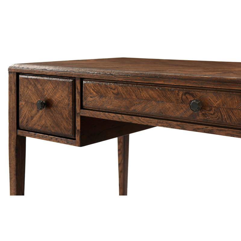 Nova Solid Wood Base Writing Desk, Dusk