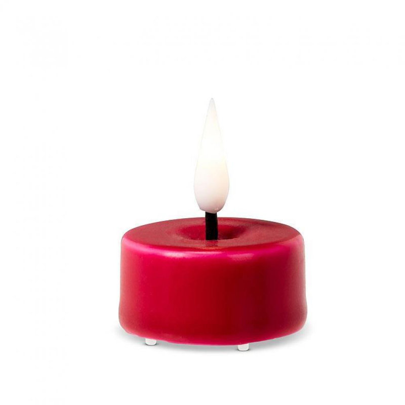 Ensemble de 6 lumières DEL, L 1,5 po x l 1,5 po x P 1,5 po, Rouge