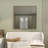 Metal Window Pane Inspired Gold Wall Mirror