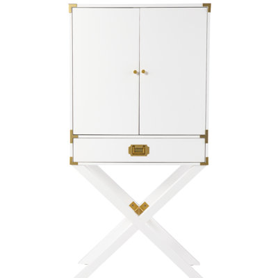 Armoire blanche spacieuse - idéale pour recevoir et exposer le rangement du bar, une solution élégante pour votre maison