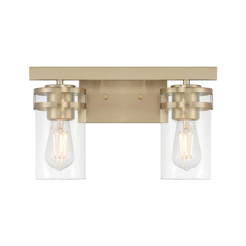 Meuble-lavabo 2 lumières Alue, H 9 po x l 14,5 po x P 6,5 po, Deux lumières