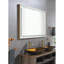 Miroir de salle de bain 60 po x 36 po à DEL avec cadre en aluminium, miroir de meuble-lavabo mural, antibuée, mémoire, 3 couleurs, gradation continue-1527270164-1527270172