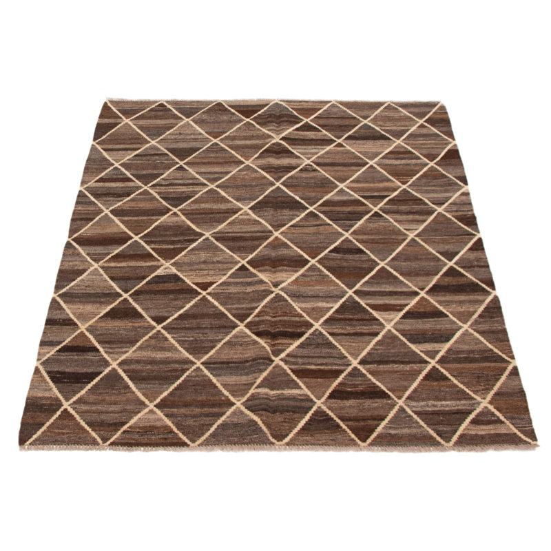 Sivas Brown Kilim 5'1" x 6'6"