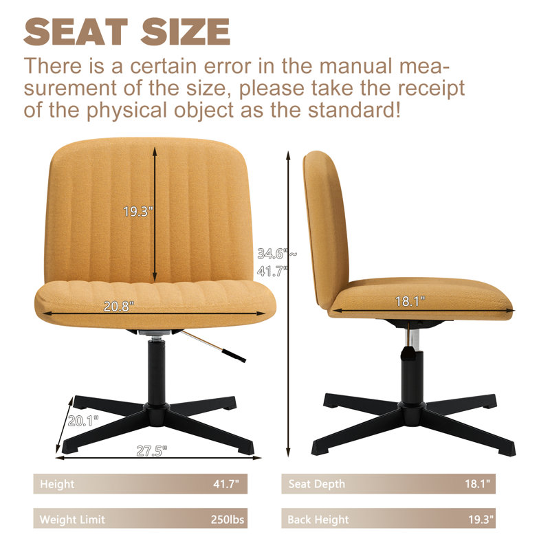 Dorren Task Chair, Yellow
