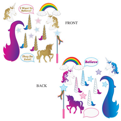 Photo amusante licorne scintillante
