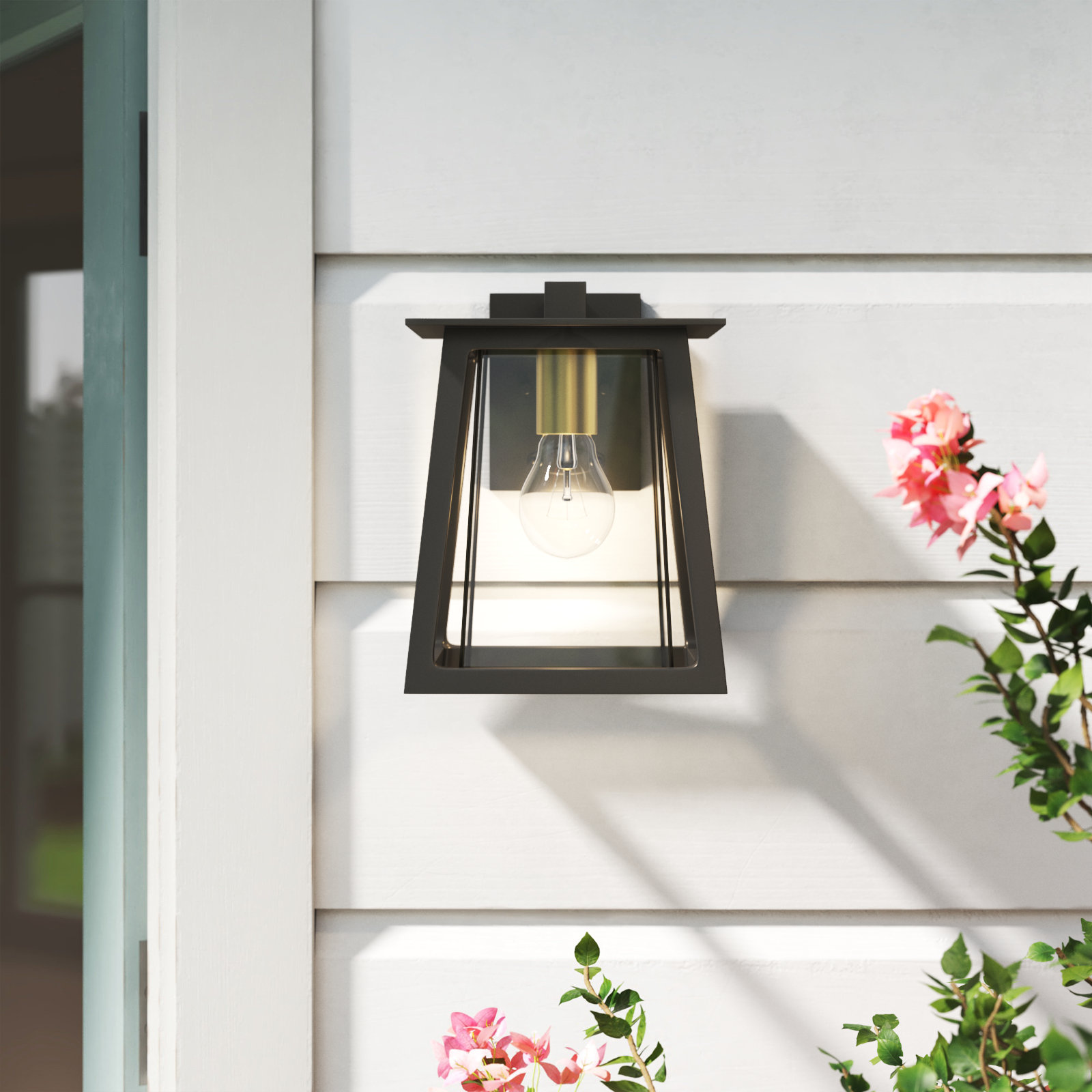 Becket Single Light Bell Outdoor Wall Light, 9.5" H x 7.3" W x 8.3" D
