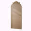 Miroir mural 58 po x 24 po avec applique murale sculptée sur le dessus-1087314367