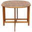 Garden Table 130x90x72 cm Solid Acacia Wood