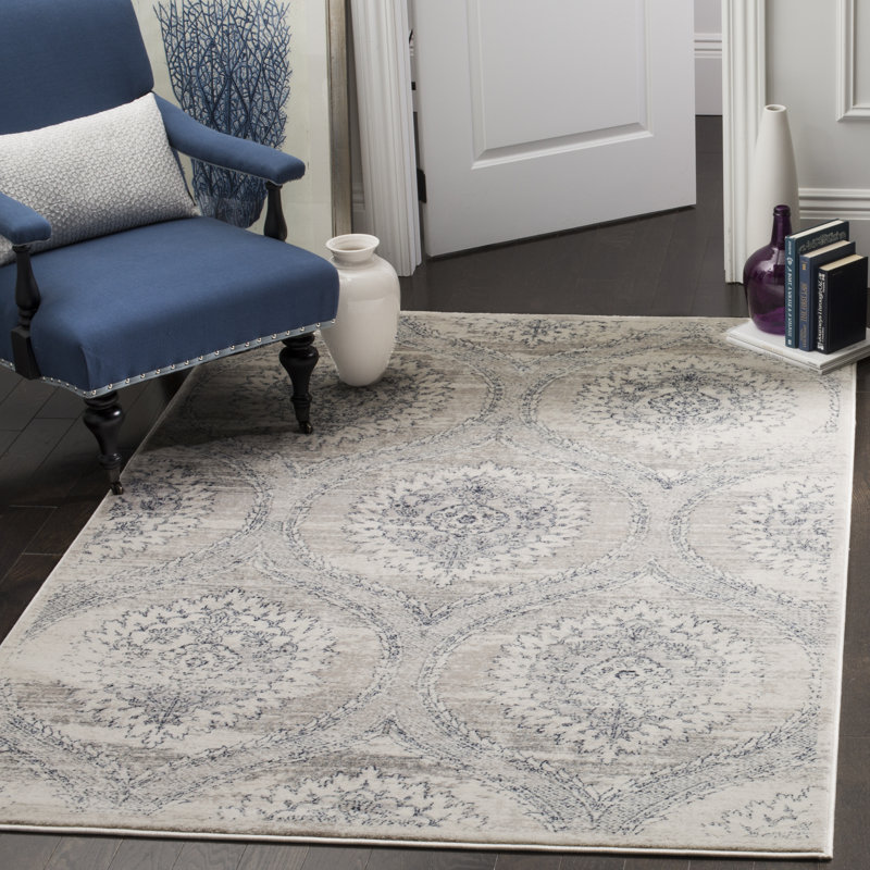 Tapis gris / noir Overholt