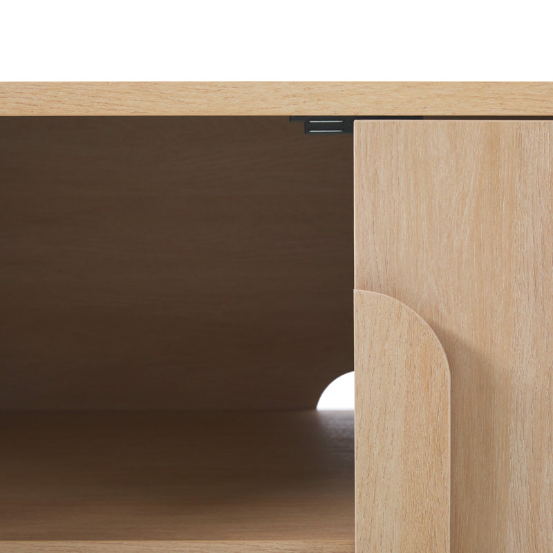 Chauntell Modern 64" Sideboard - Rounded Edges