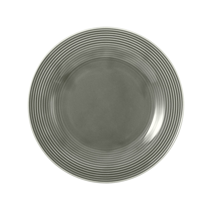 23cm Porcelain Bread And Butter Plate, Pearl Grey