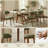 Upholstered Solid Wood Dining Chair Side Chair-1989285416