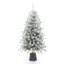 Arbre de Noël artificiel enneigé 5,5 pi