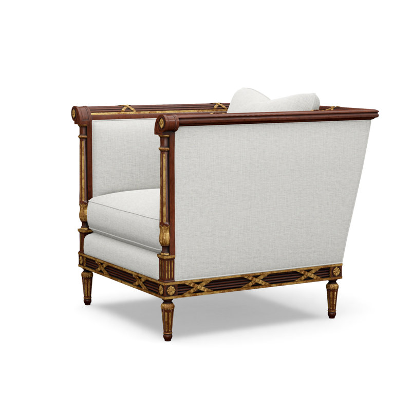 The Regent's Visit  Accent Chair, Merino Porcelain (Performance fabric) 1360-96