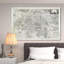 «Parisian S croquis carte II», reproduction d'impression sur toile-20749010