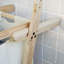 Dole Solid Wood Wall Bathroom Shelves