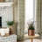 TWOPAGES Unlined Floral Curtain Printed Faux Linen Pinch Pleat Curtain-118032924-118032926